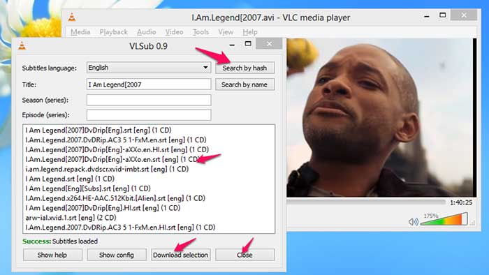 Download Subtitles From VLC