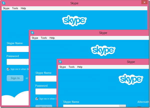 Multiple skype accounts