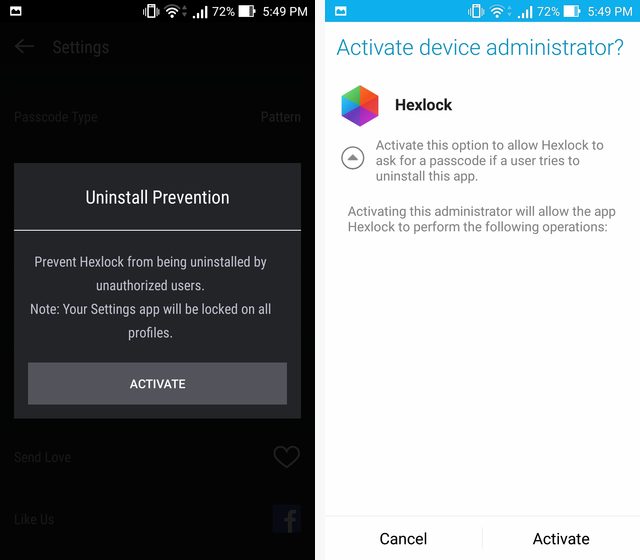 hexlock install prevention