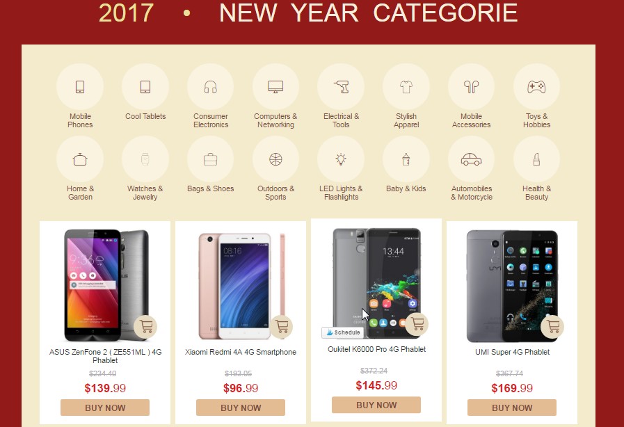 new year categories