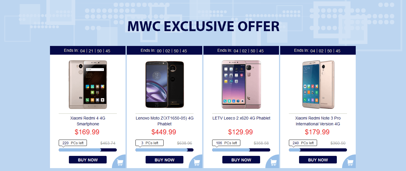 MWC Exclusive Offer