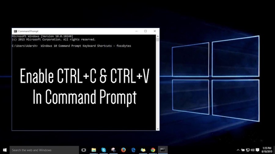 Windows 10 Command prompt